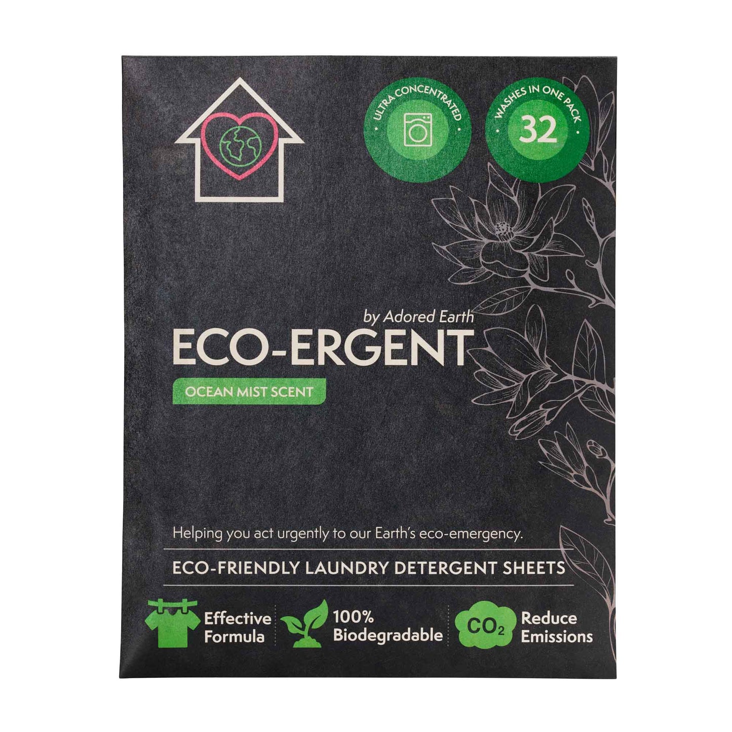 Eco-Ergent Laundry Detergent Sheets