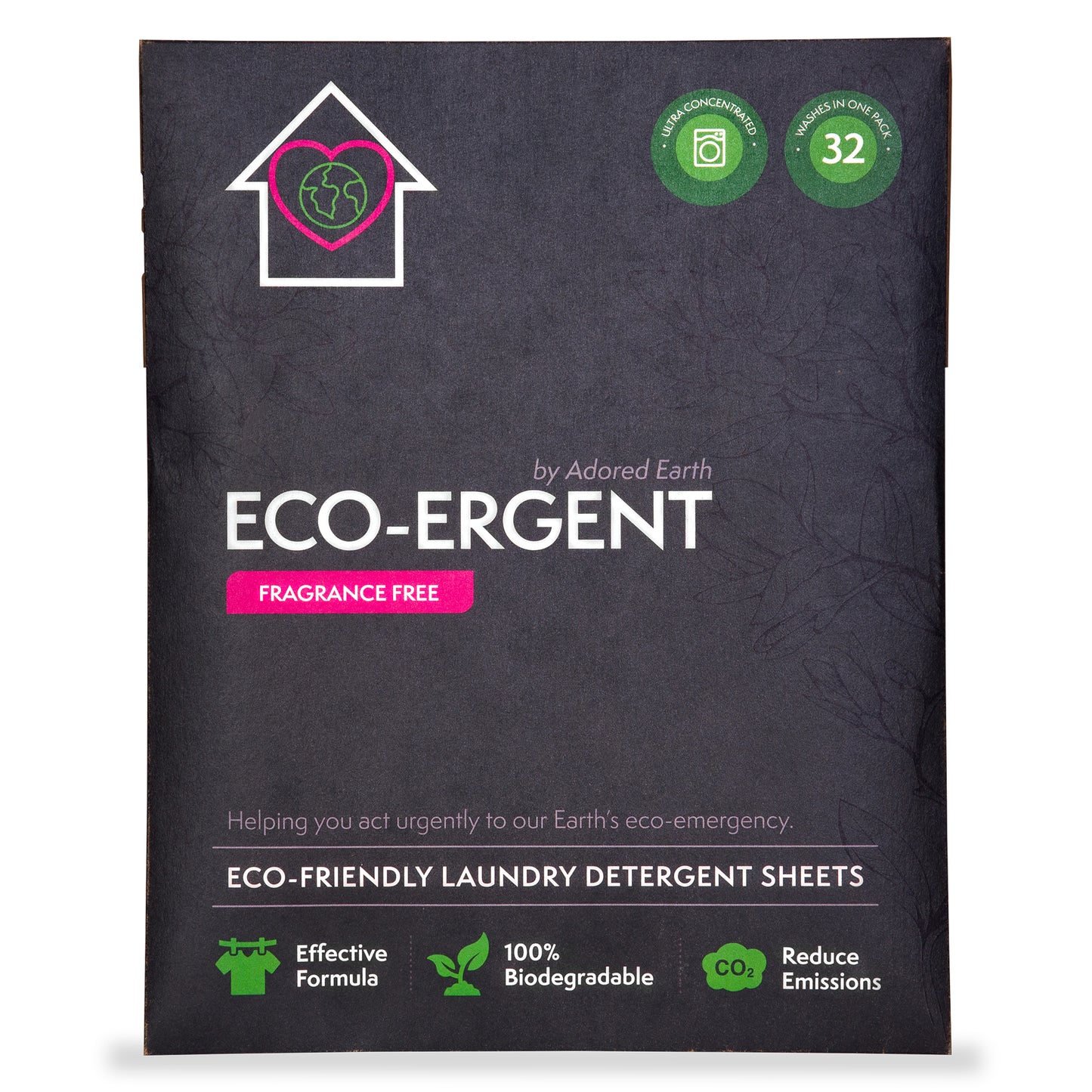 Eco-Ergent Laundry Detergent Sheets
