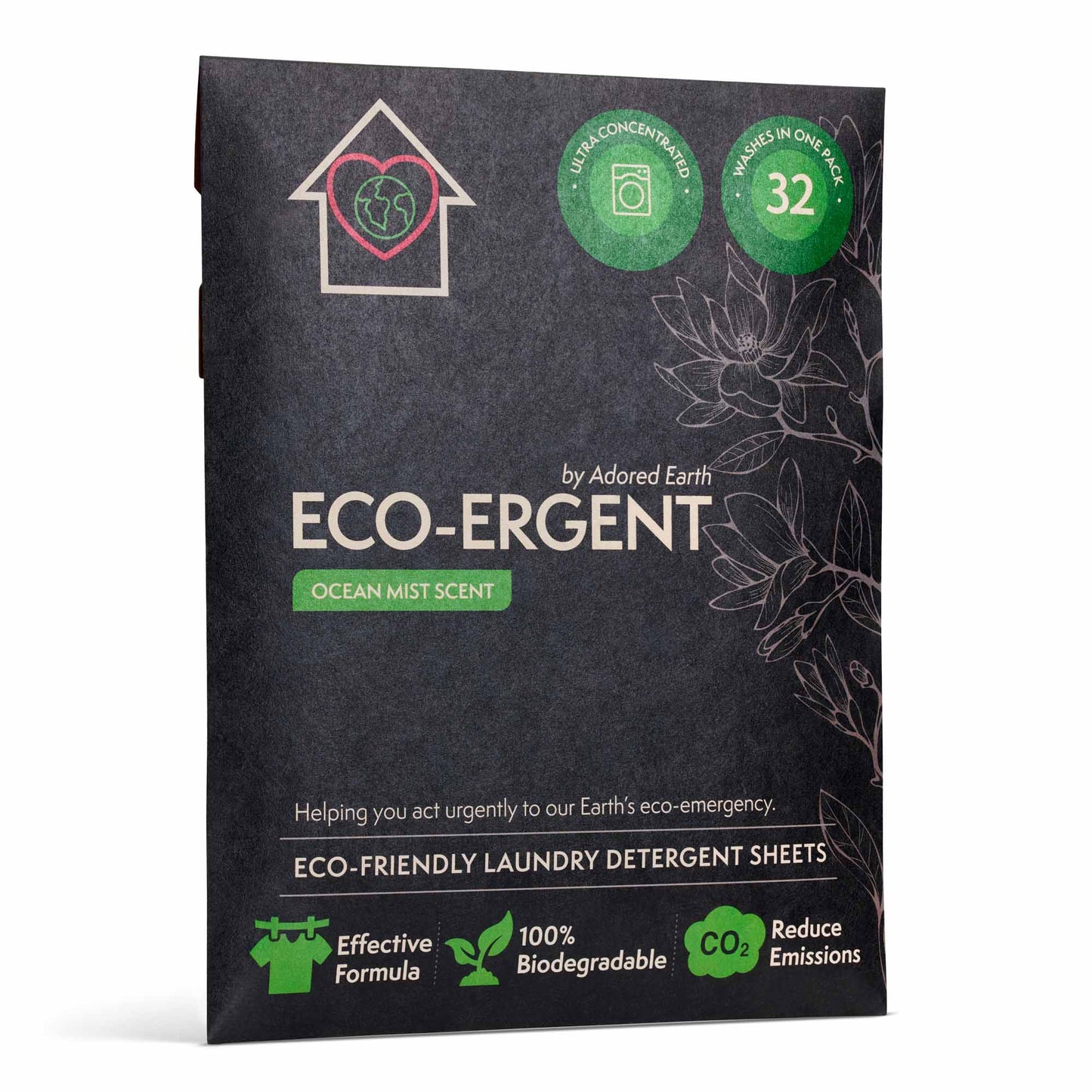 Eco-Ergent Laundry Detergent Sheets